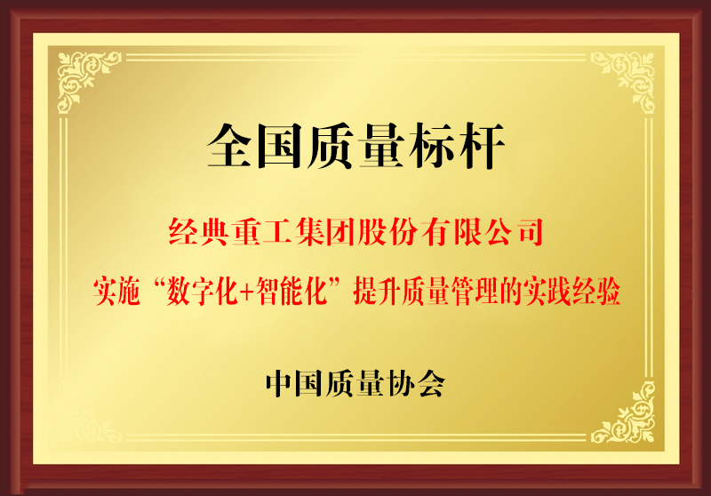 喜报｜经典集团入选2024年天下质量标杆典范履历名单