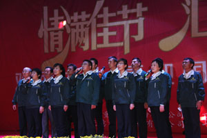 2012.09.30号在公司二楼餐厅会场举行情满佳节，，，汇聚中秋联谊会
