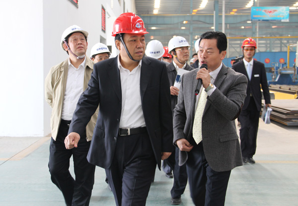 济宁市委常委、副市长周洪一行来经典集团调研