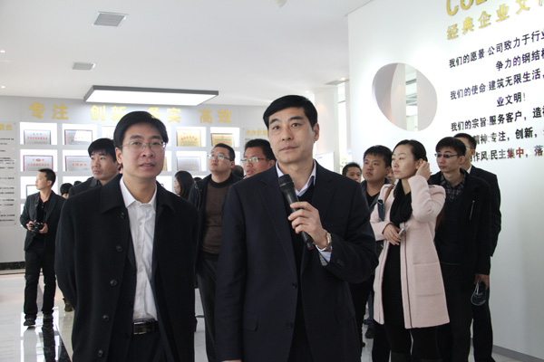 济宁市团市委钟书记一行到经典集团观摩指导
