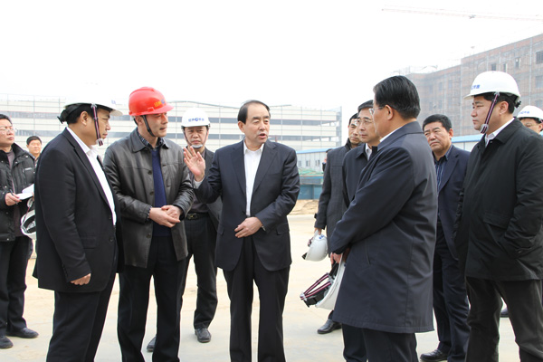 济宁市市委书记马平昌一行莅临集团公司视察指导事情