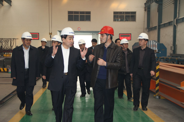 济宁市市委书记马平昌一行莅临集团公司视察指导事情