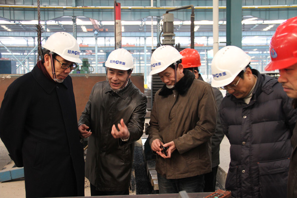 上海宝钢贺明玄总工程师一行到经典集团旅行指导事情