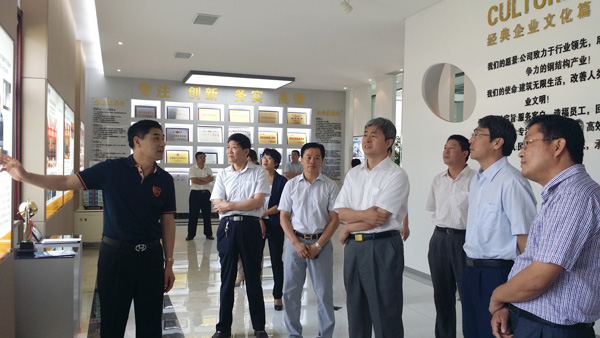 济宁市总工会向导到经典集团调研